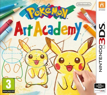 Pokemon Art Academy (Europe) (En,Fr,De,Es,It) box cover front